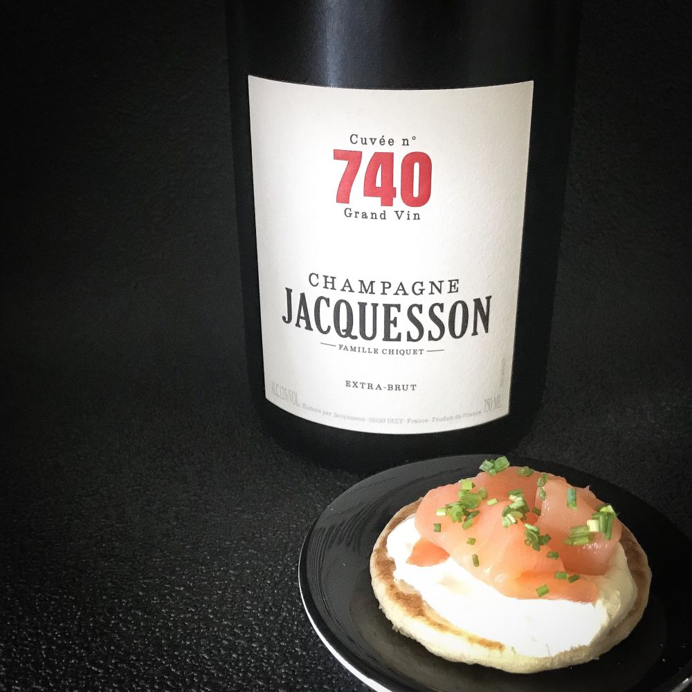 Jacquesson No 740 met blinis Jacquesson No 740 met blinis