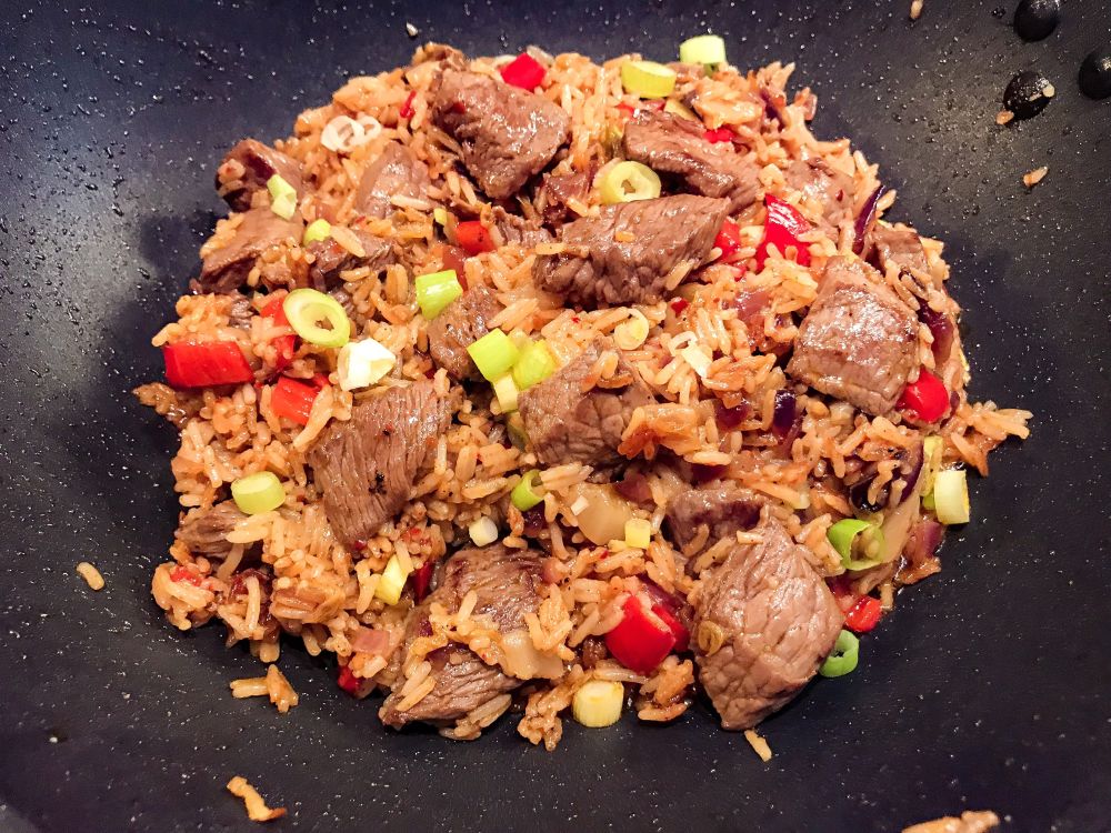 Koreaanse beef met spicy kimchi Koreaanse beef met spicy kimchi