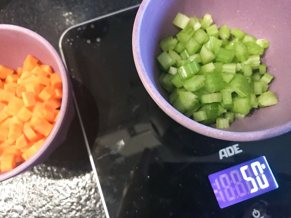 ragù alla bolognese – ingrediënten afmeten ragù alla bolognese - ingrediënten afmeten