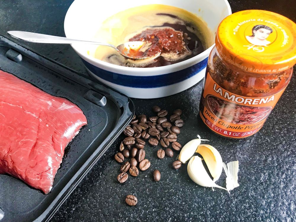bavette met espresso-chipotle marinade bavette met espresso-chipotle marinade