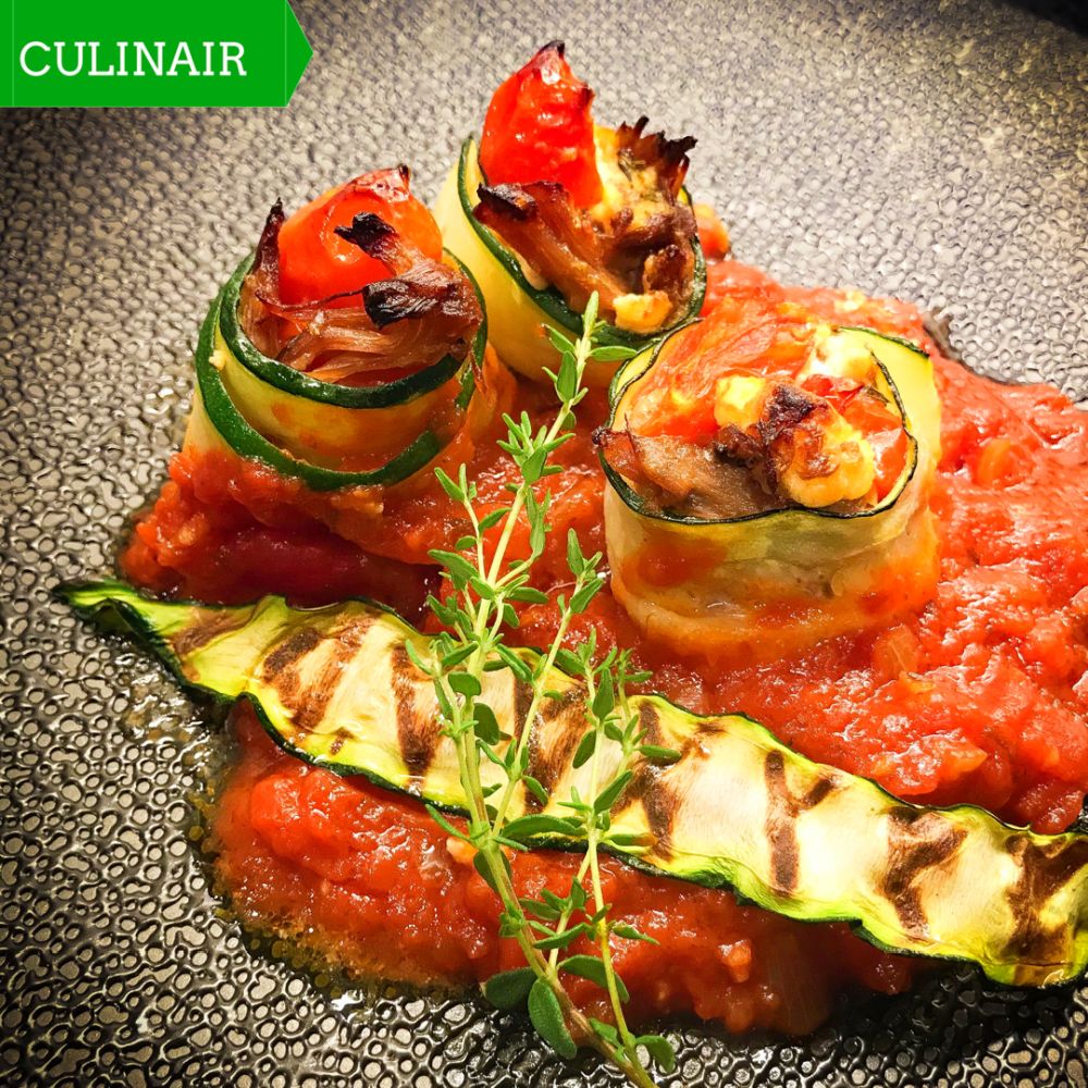 courgette-cannelloni met confit de canard courgette-cannelloni met confit de canard
