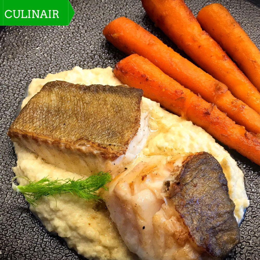 kabeljauwrug met venkelpuree kabeljauwrug met venkelpuree