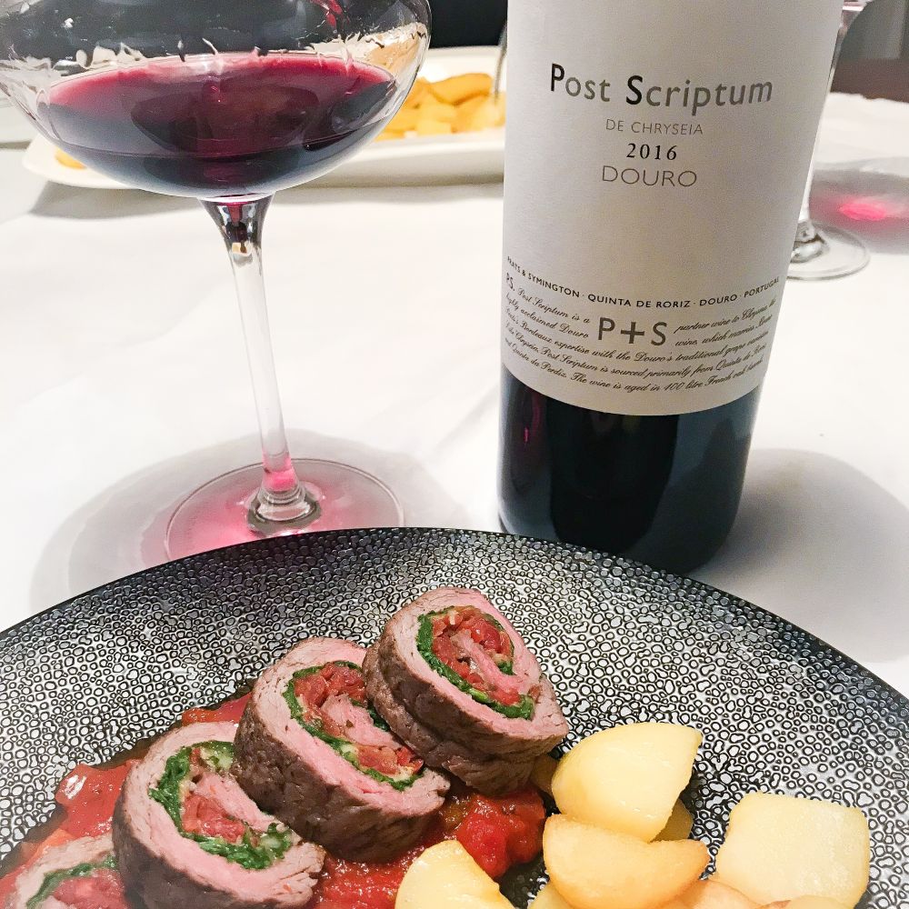 gevulde bavette met Douro – Post Scriptum de Chrysea – Quinta de Roriz