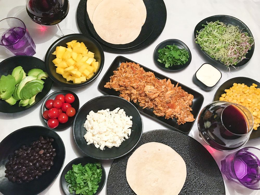 Mexikaanse pulled chicken