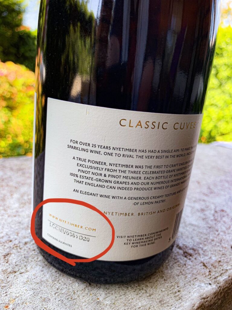 Nyetimber – info code Nyetimber - info code