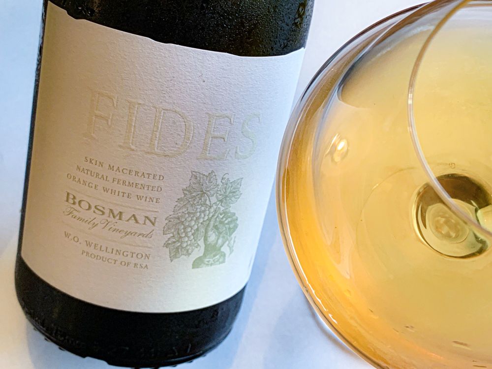 orange wine Fides grenache blanc van Bosman