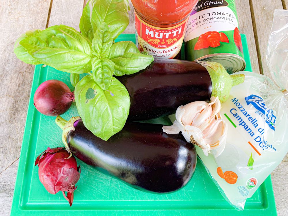 ingrediënten parmigiano di melanzane ingrediënten parmigiano di melanzane