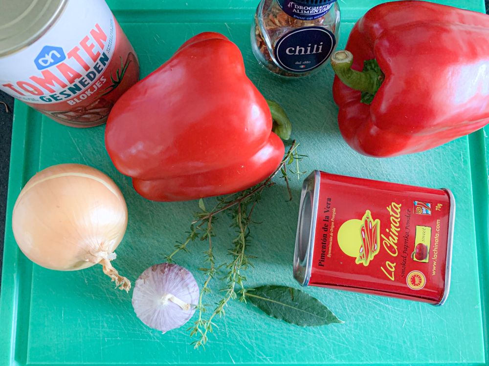ingrediënten piperade ingrediënten piperade