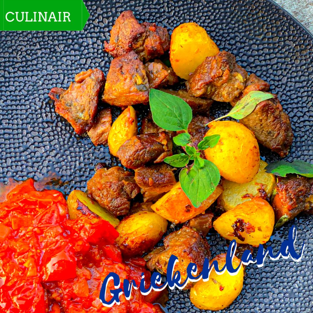 arni ladorigani me patates sto fourno – Griekse lamsstoof met citroen en oregano arni ladorigani me patates sto fourno – Griekse lamsstoof met citroen en oregano