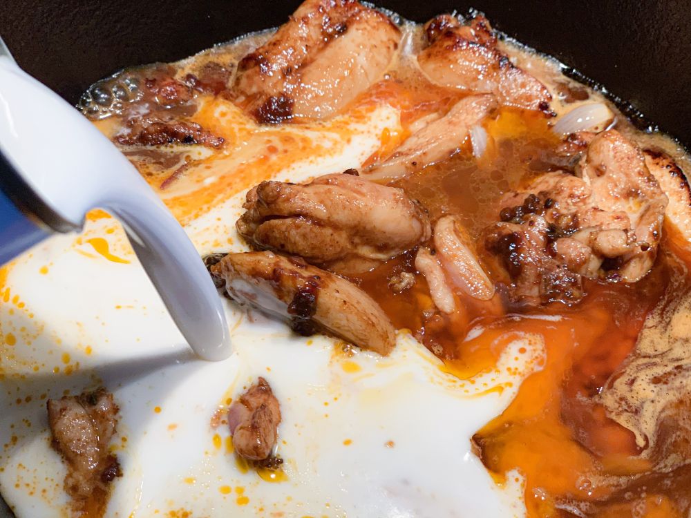 chipotle-rum kip met kokosmelk chipotle-rum kip met kokosmelk