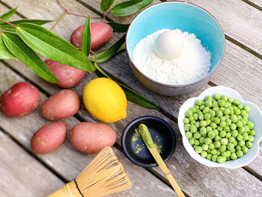 ingrediënten matcha gnocchi ingrediënten matcha gnocchi