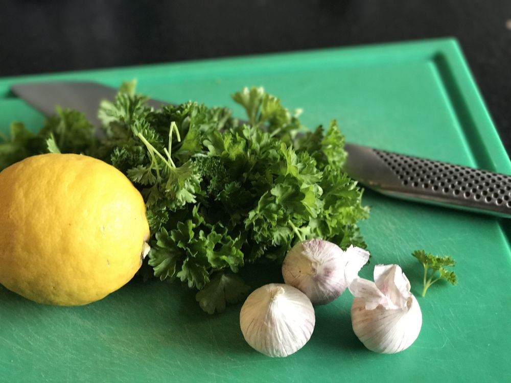 ingrediënten voor gremolata ingrediënten voor gremolata