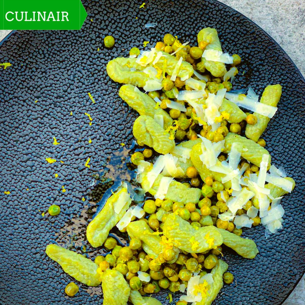 matcha gnocchi met doperwten en citroen matcha gnocchi met doperwten en citroen