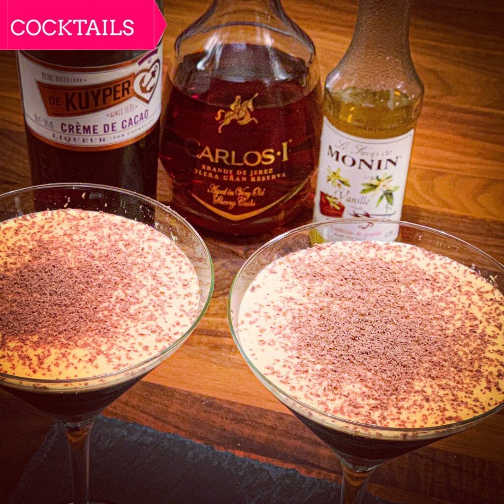 After dinner cocktail Espresso Brandy After dinner cocktail Espresso Brandy
