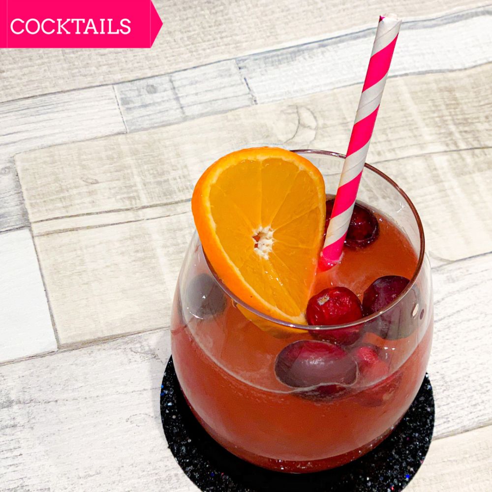 Sunny Cranberry Ginger Mocktail Sunny Cranberry Ginger Mocktail