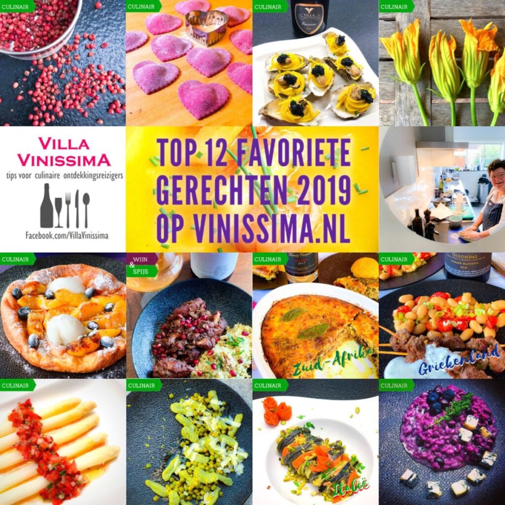 Top 12 favoriete recepten 2019 op vinissima.nl Top 12 favoriete recepten 2019 op vinissima.nl