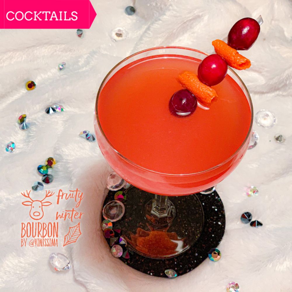 Wintercocktail – Fruity Winter Bourbon Wintercocktail - Fruity Winter Bourbon