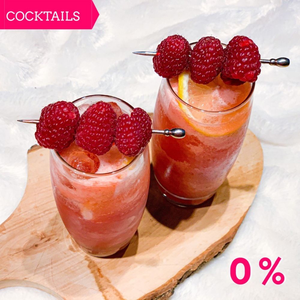 Mocktail – Sparkling Cranberry Raspberry Mocktail - Sparkling Cranberry Raspberry