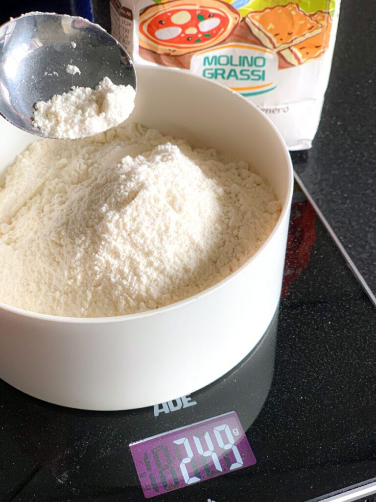 de juiste verhoudingen voor pizzadeeg