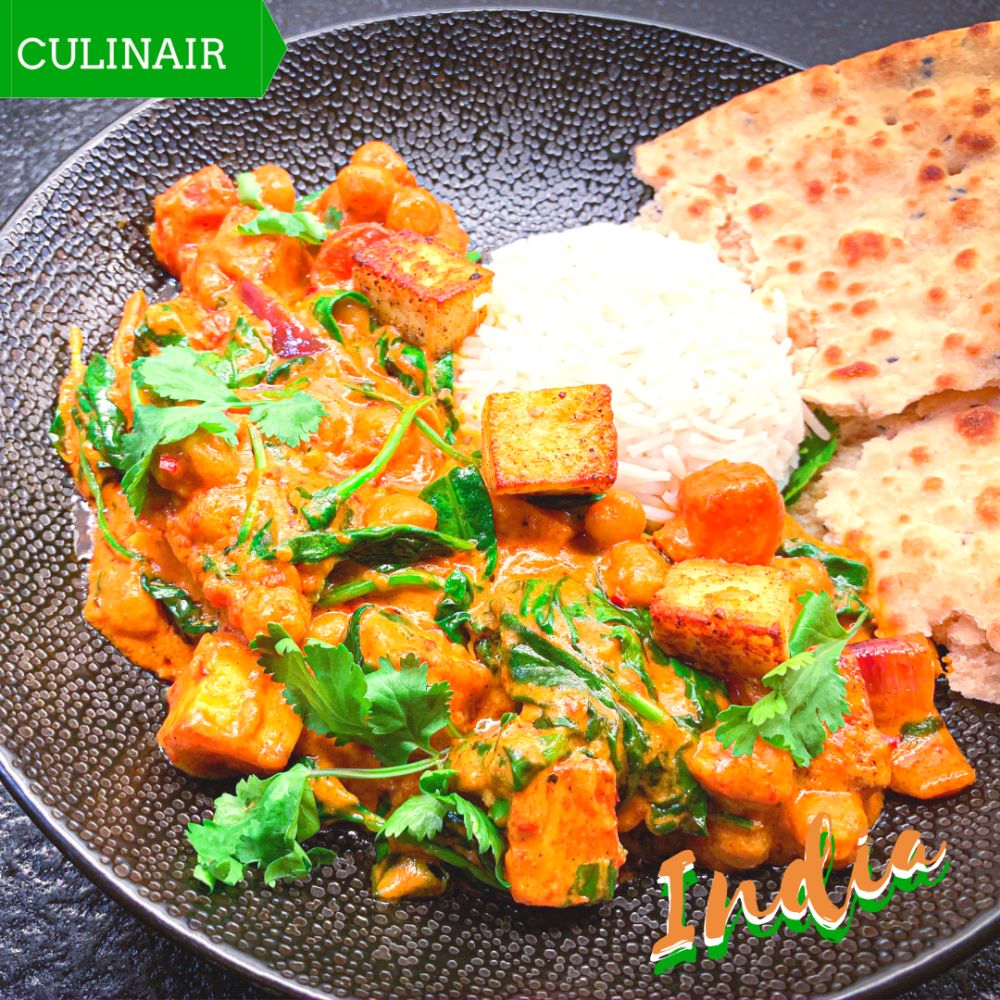 Chana Palak Paneer Masala Chana Palak Paneer Masala