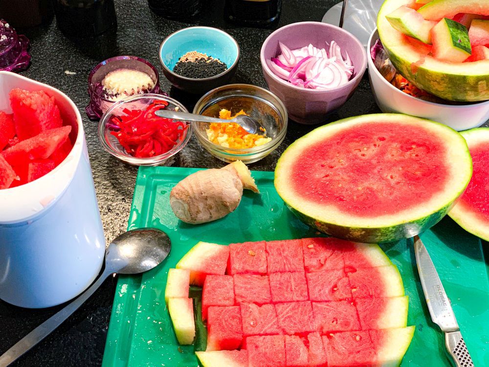 watermeloencurry ingrediënten