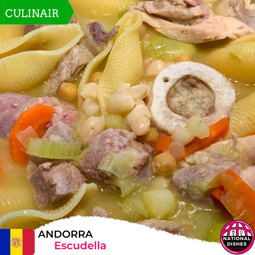 Andorra – nationaal gerecht escudella Andorra - nationaal gerecht escudella