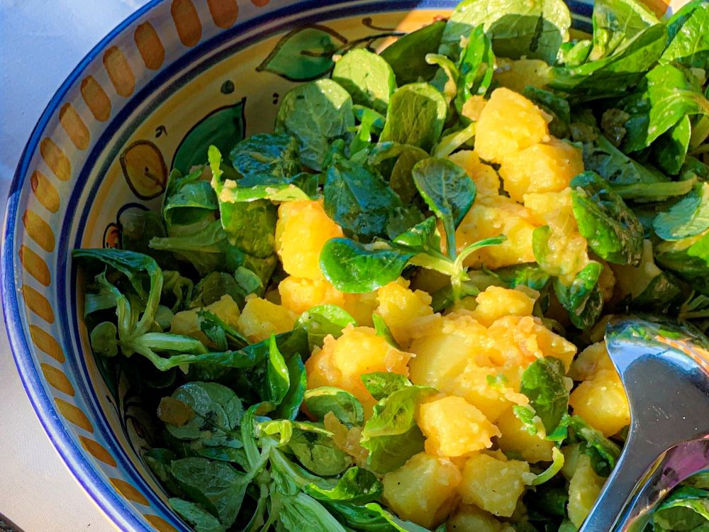 Oostenrijkse Erdäpfel-Vogerlsalat Oostenrijkse Erdäpfel-Vogerlsalat