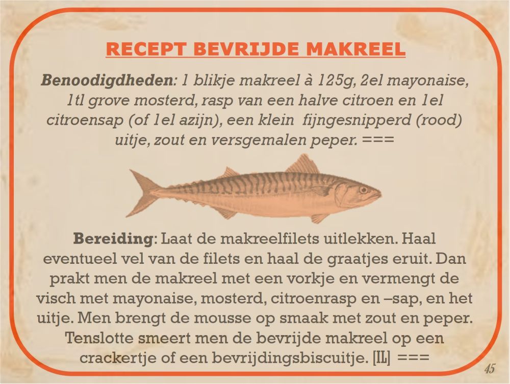 bevrijde makreel recept recept bevrijde makreel