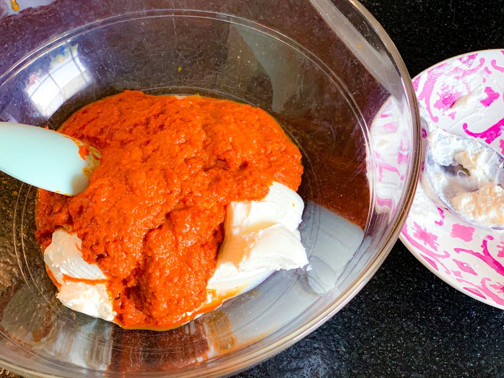 gepureerde paprika met yoghurt gepureerde paprika met yoghurt