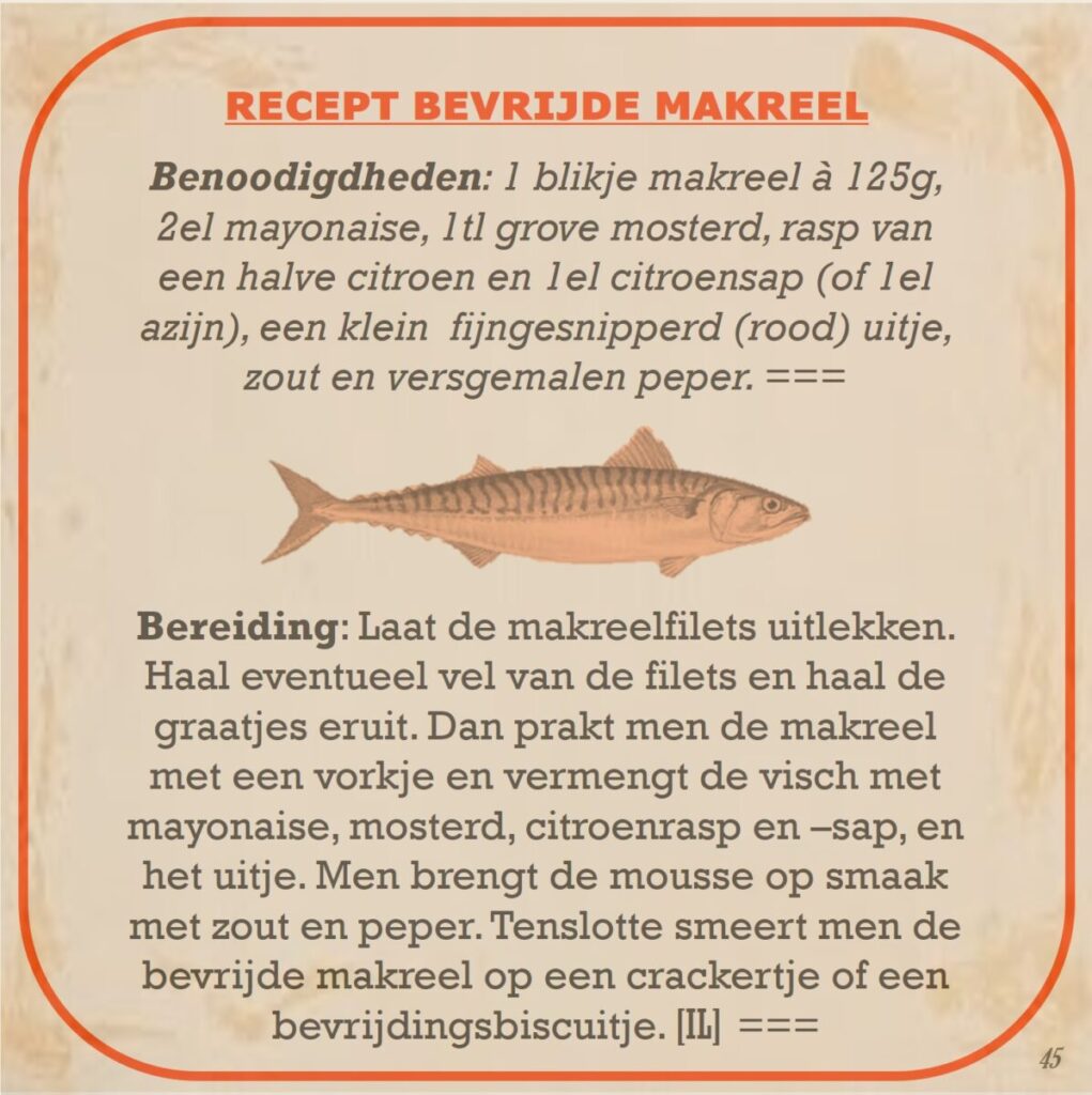 recept bevrijde makreel recept bevrijde makreel