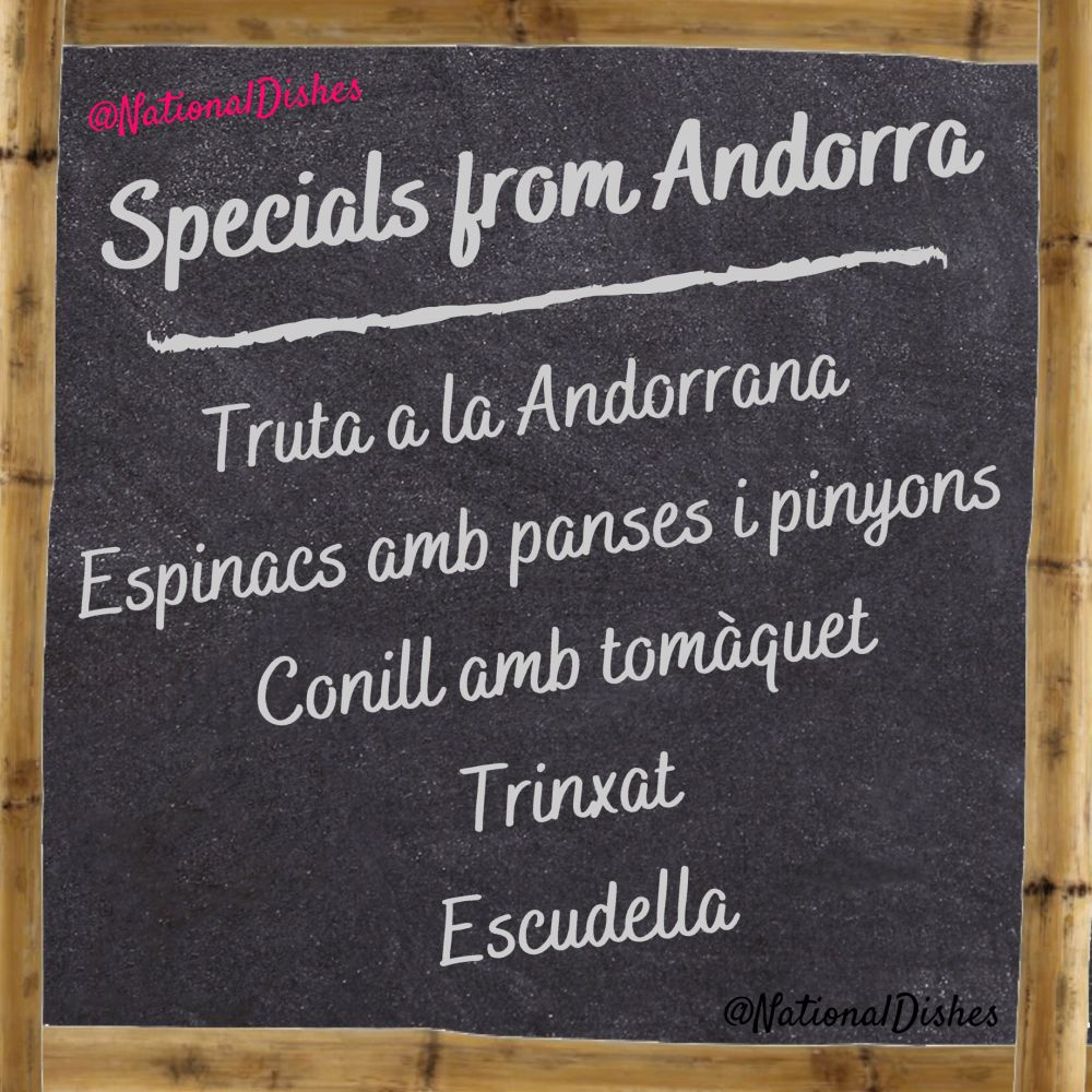 specials from Andorra specials from Andorra