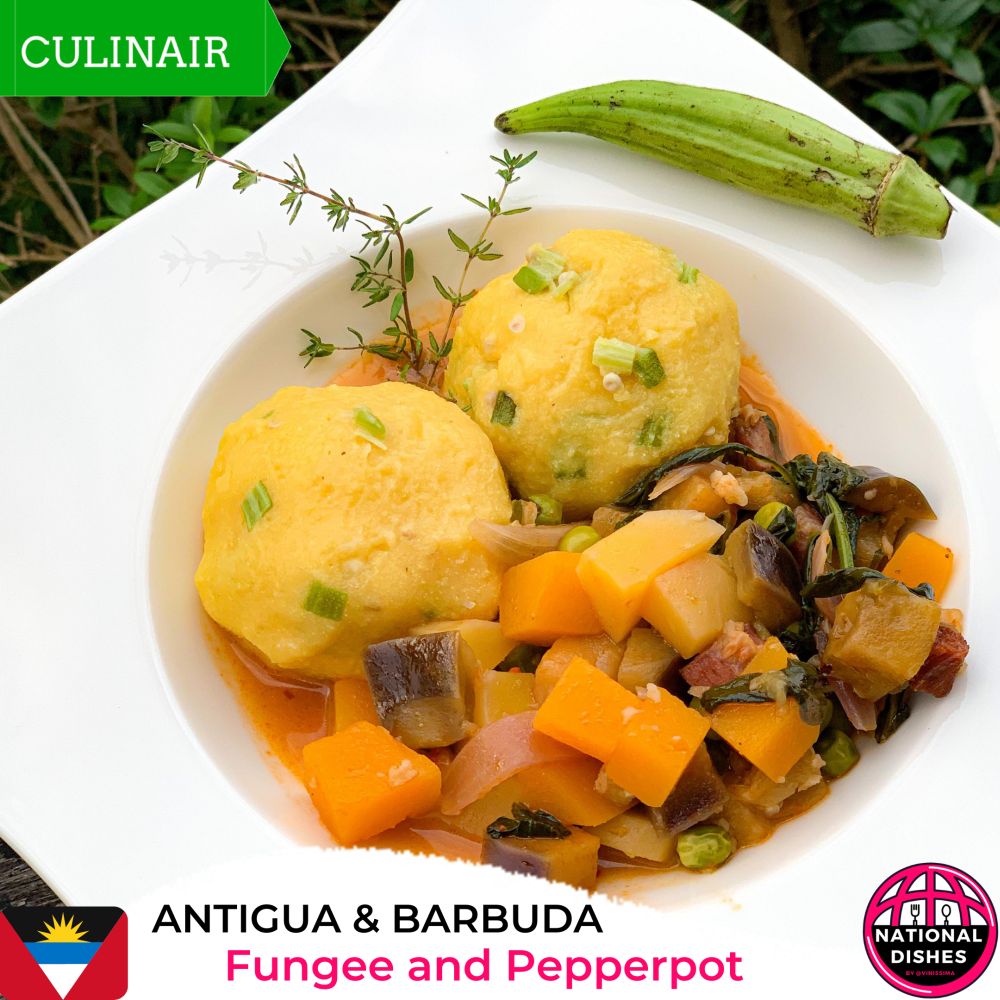 Antigua en Barbuda – fungee and pepperpot Antigua en Barbuda - fungee and pepperpot