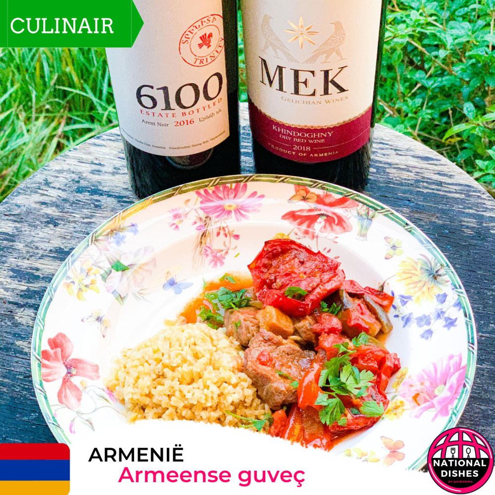 Armeense guveç – stoofpot met lam en aubergine Armeense guveç – stoofpot met lam en aubergine