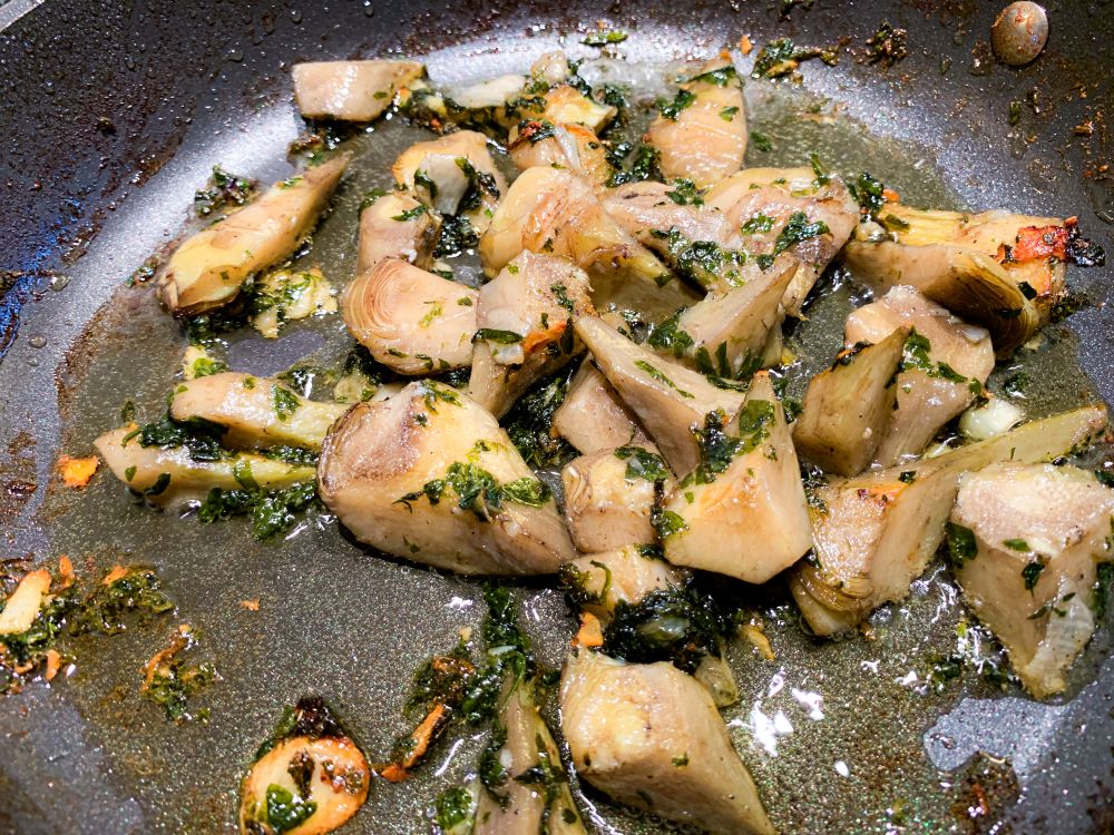 carciofi trifolati carciofi trifolati