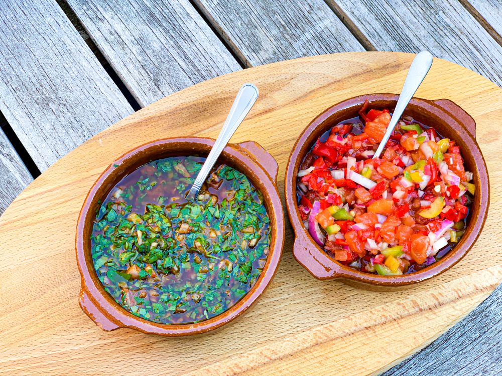 chimichurri en salsa criolla