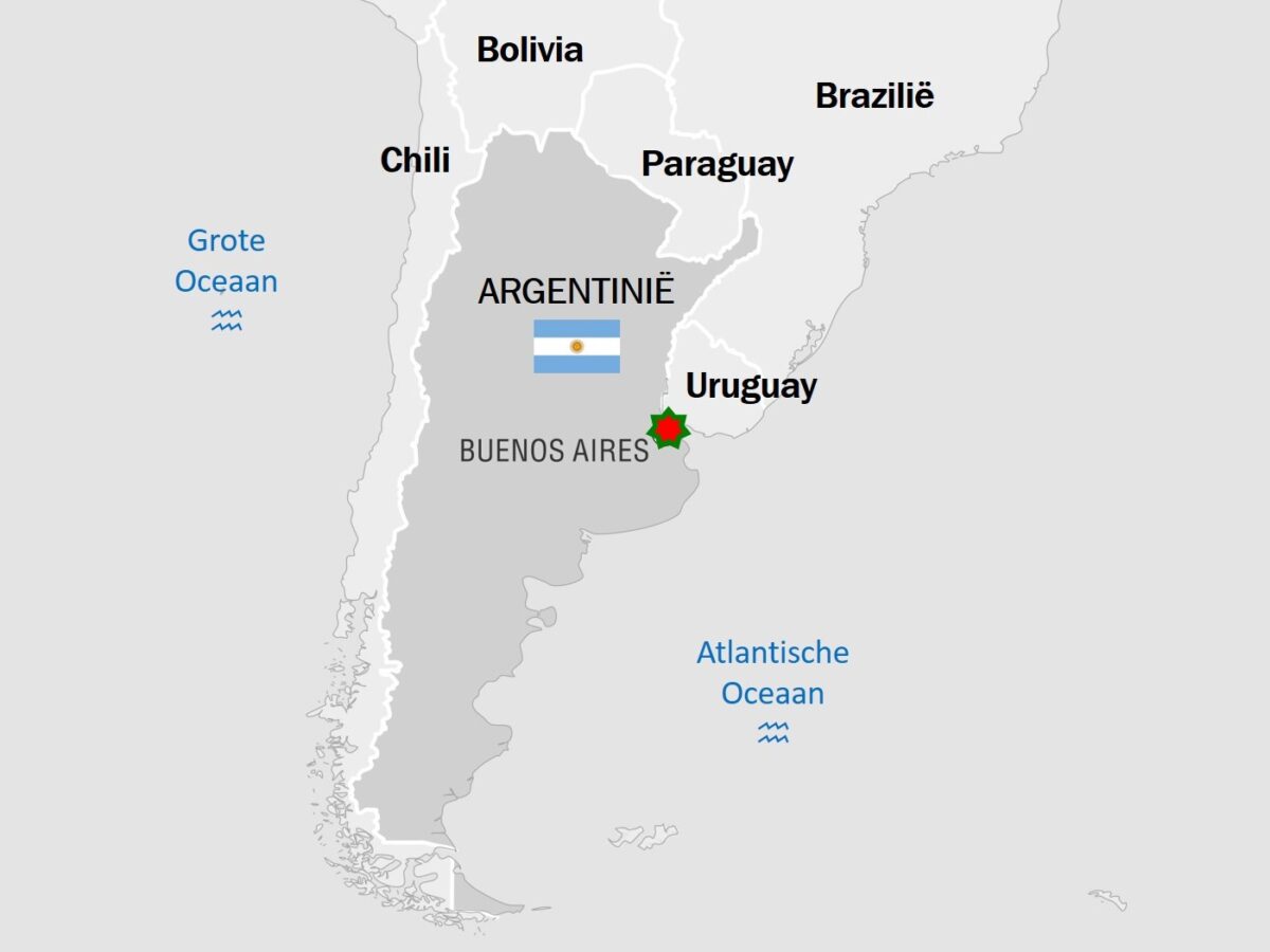 kaart Argentinië kaart Argentinië