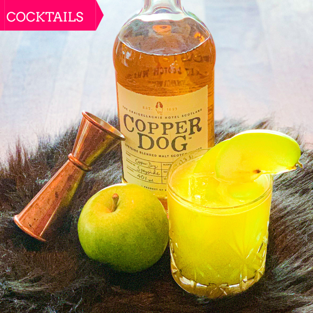 cocktail Apple Dog met Copper Dog cocktail Apple Dog met Copper Dog