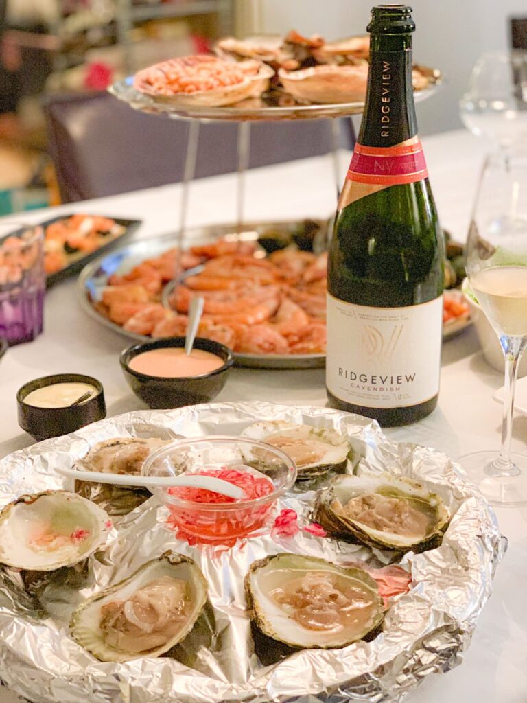 Ridgeview Cavendish brut – fruits de mer