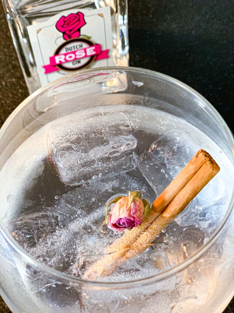 gin-tonic met Dutch Rose Gin