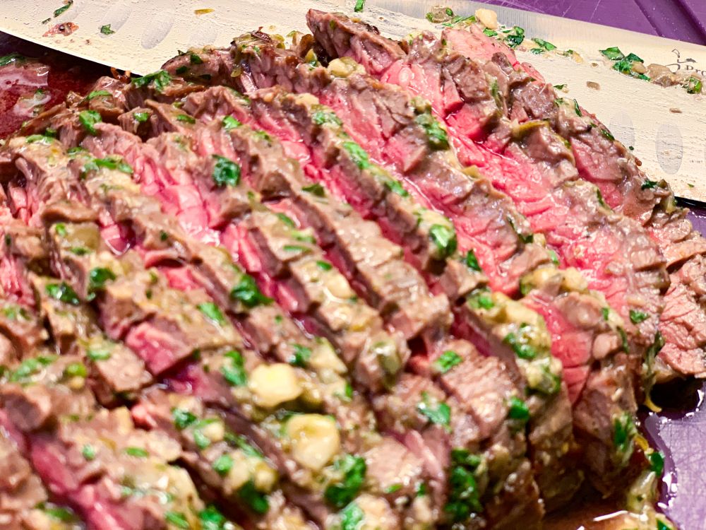 bavette met salsa verde