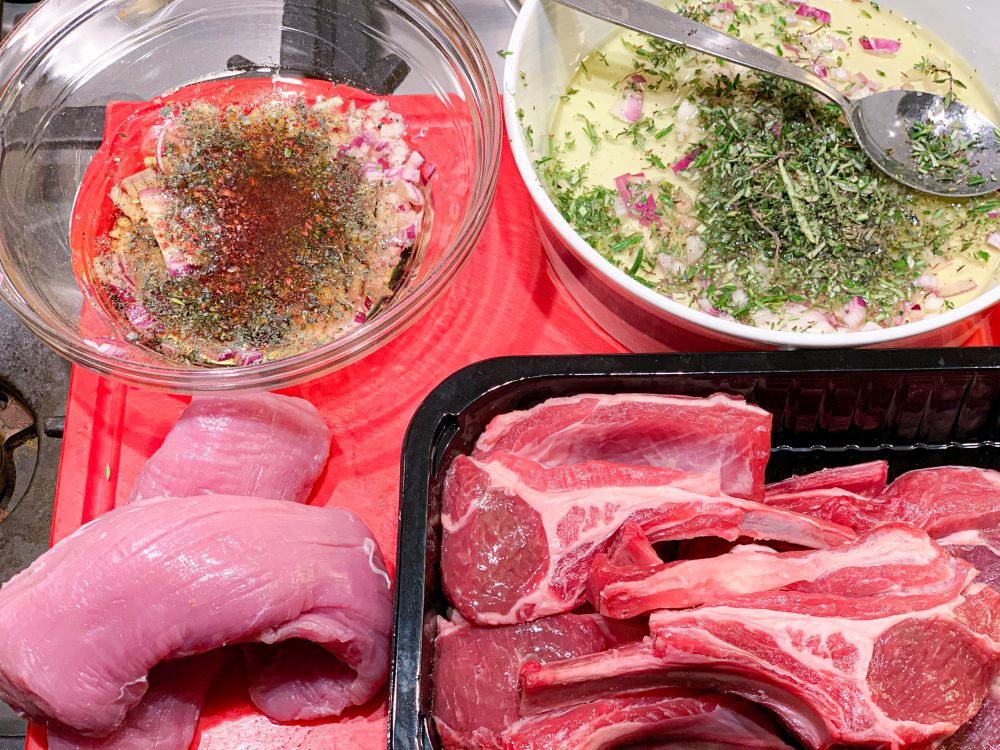 marinade voor varkensvlees en lamsvlees