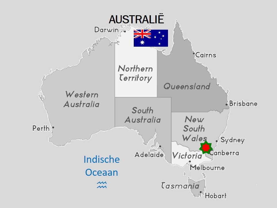 Australië kaart Australië kaart