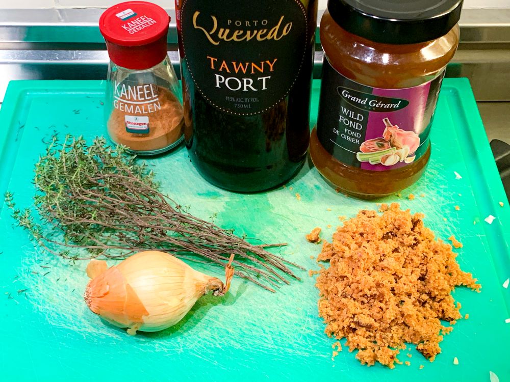 ingrediënten portsaus ingrediënten portsaus