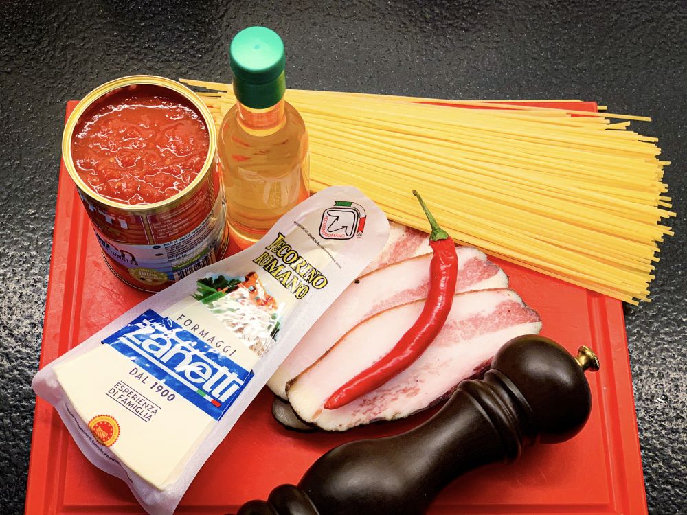 ingrediënten spaghetti all amatriciana ingrediënten spaghetti all'amatriciana