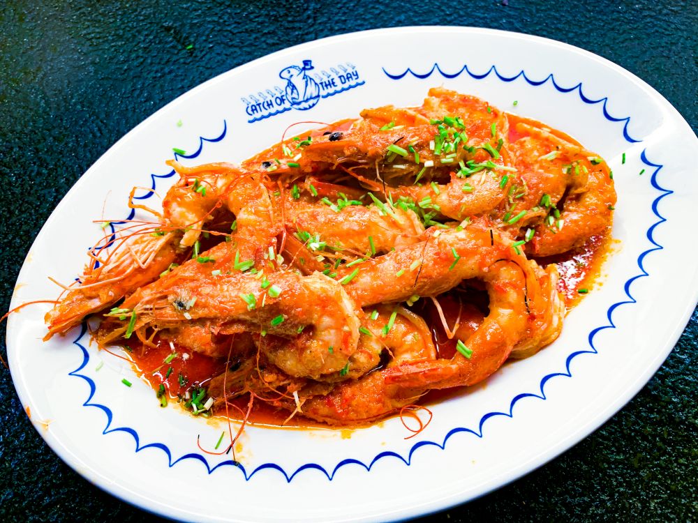 Gambas piri-piri Gambas piri-piri