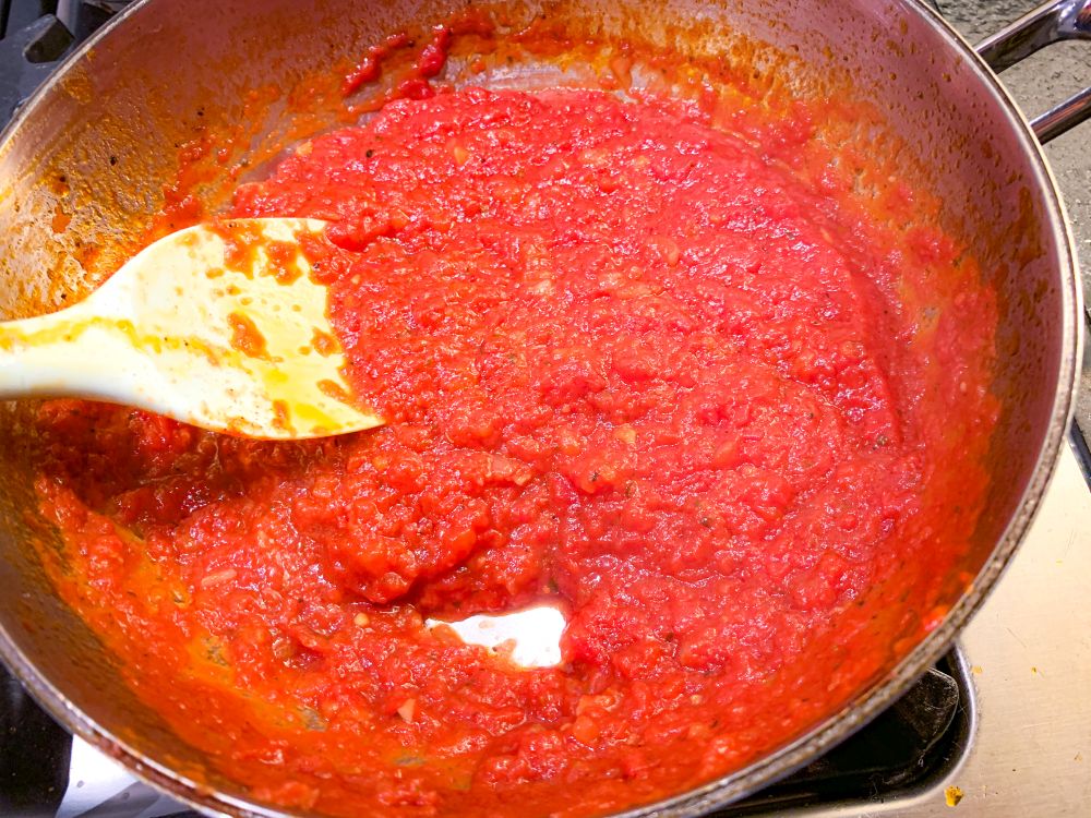 Homemade tomatensaus