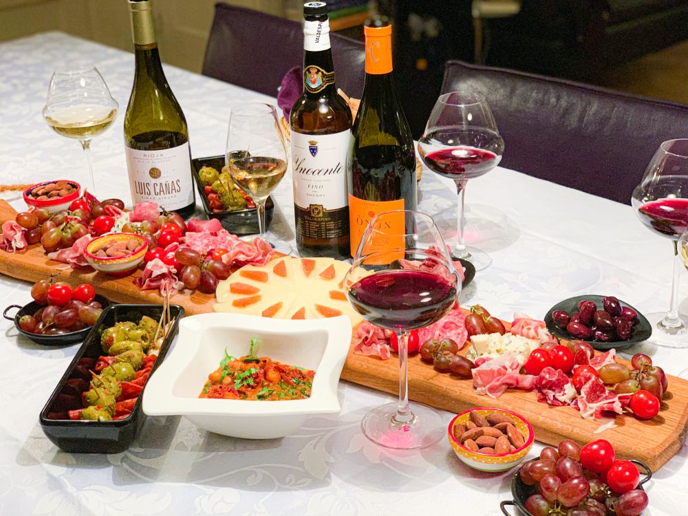 Spaanse borrelplank Spaanse borrelplank