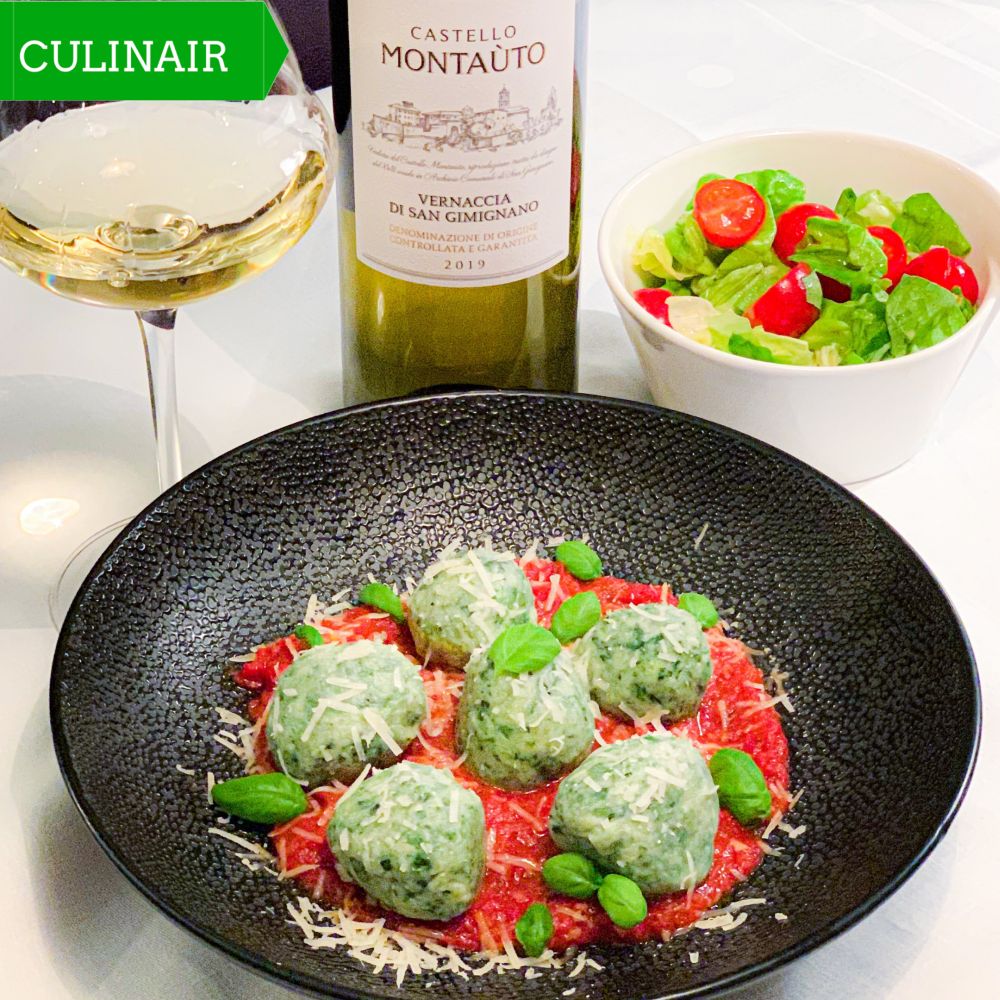 Toscaanse gnudi met ricotta en spinazie Toscaanse gnudi met ricotta en spinazie