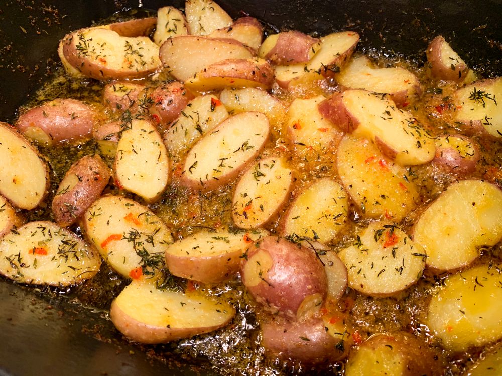 Aardappeltjes met tijm Aardappeltjes met tijm
