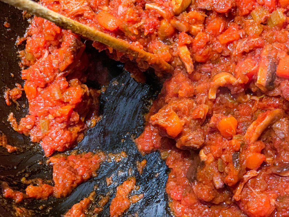 Ragù is geen dunne saus Ragù is geen dunne saus